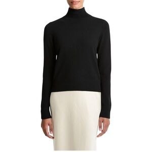 Vince Women’s Black Cashmere Turtleneck Sweater Size Small